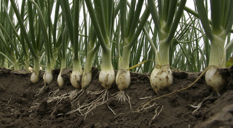 How crop nutrition affects onions