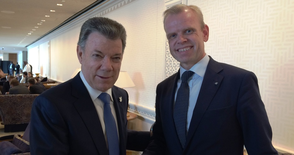 Colombian president meets Yara CEO