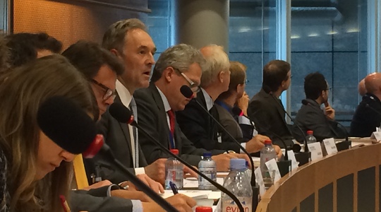 Yves Bonte at EU Parliament